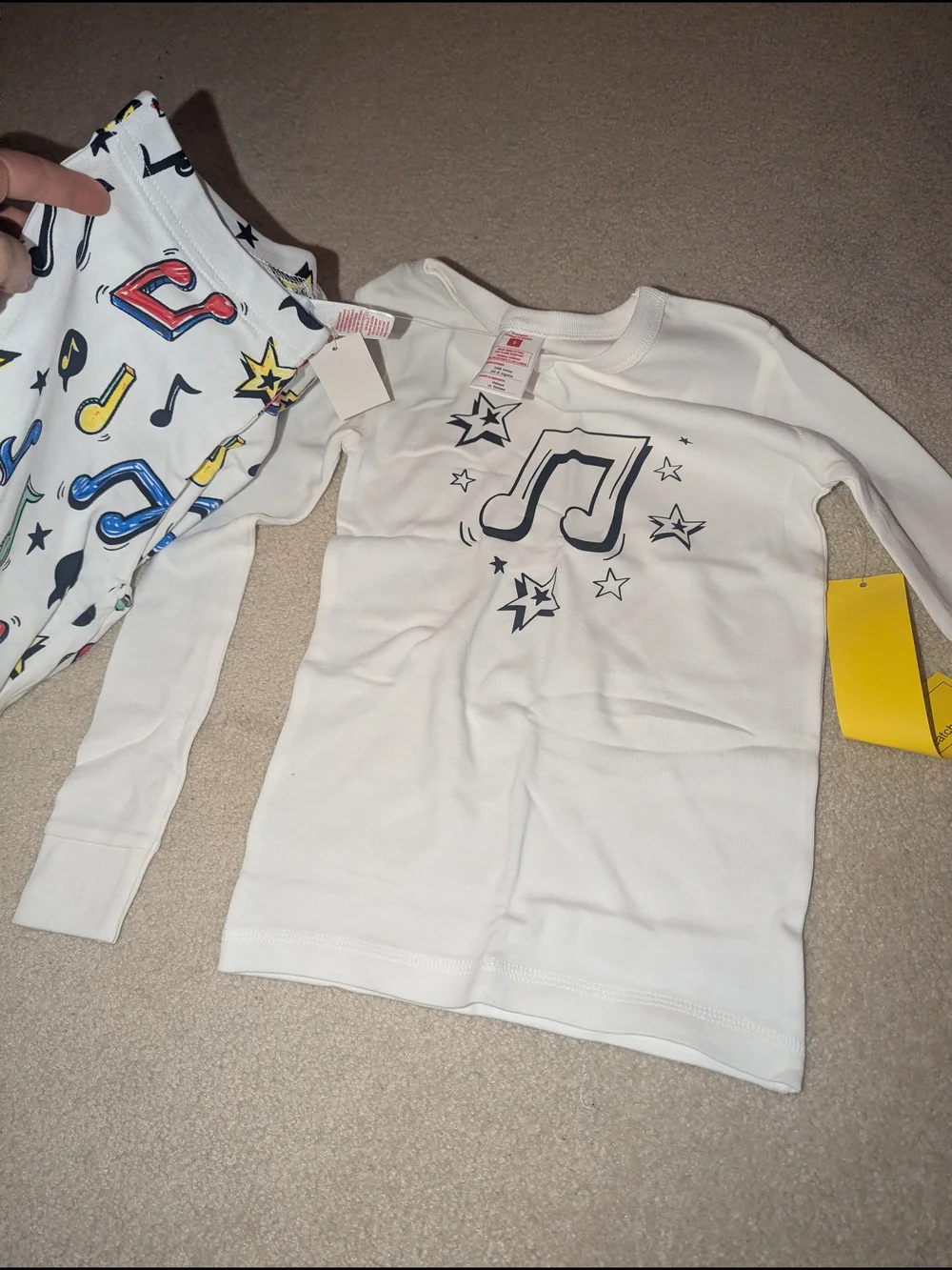 Nwt Kids Music Symbols PJs Sz 6